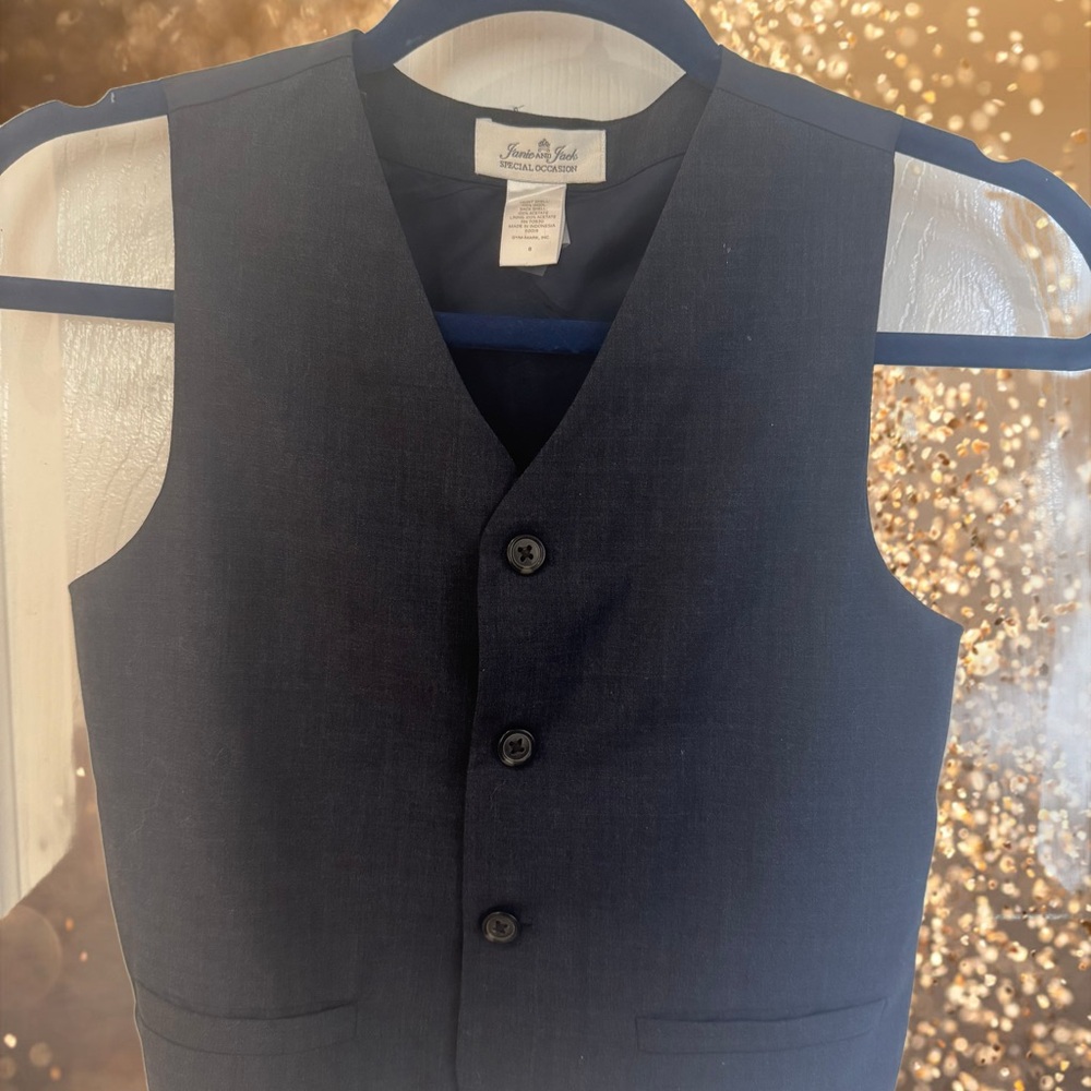 Janie and Jack Navy Blue Vest